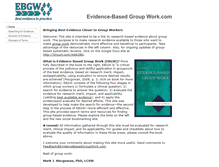 Tablet Screenshot of evidencebasedgroupwork.com